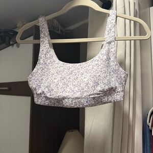 Vuori Floral Lavender Sports Bra